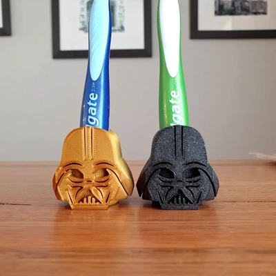 star wars darth toothbrush holder - 3d by printbunny on thangs vader starwars 3dprintbunny tooth tire automotive 3d print model - Mito3D