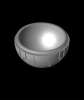 star wars death star container  3d print model - Mito3D