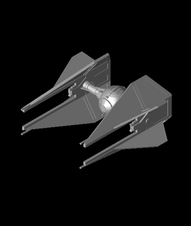 star wars interceptor tie 3d model juankmed thangs 3d print model - Mito3D