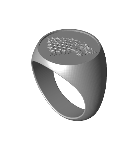 rígido anel jogos tronos 3d modelo 3ddesigner 3D print model - Mito3D