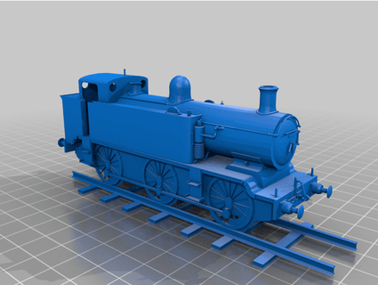 steam train - scoobypez 3d print model - Mito3D