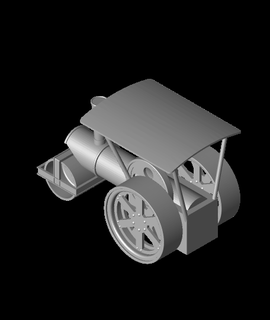 rolo compressor 3d modelo animais estimação 3d print model - Mito3D