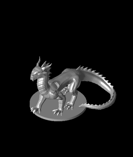 steel dragon 3d model mz4250 thangs 3d print model - Mito3D