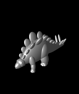 stegosaurus nt hayvanlar 3d model nicolastokotu teşekkürler 3d print model - Mito3D