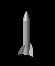 stampfen Rakete flexibel Kolben 3d Modell danke 3d print model - Mito3D