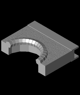 stone arch customizable vendicar1 3d print model - Mito3D
