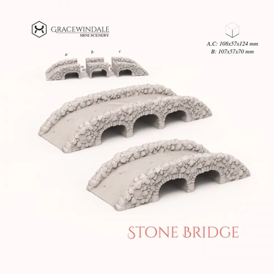 pedra ponte 3d by gracewindal on 3d print model - Mito3D