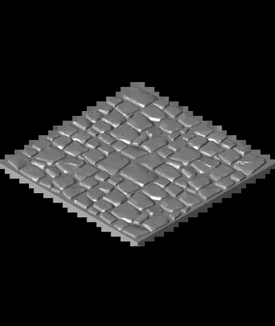 pedra chão telha 3d by gracewindal on 3d print model - Mito3D