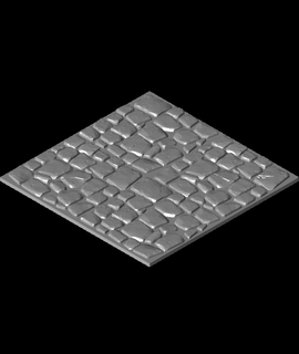 Roca piso loseta infierno aficiones juegos 3d print model - Mito3D