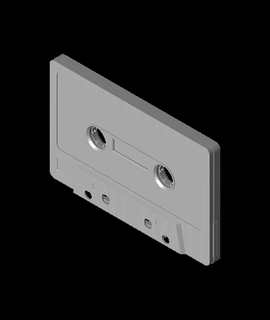 stranger cassette tapestl 3d print model - Mito3D