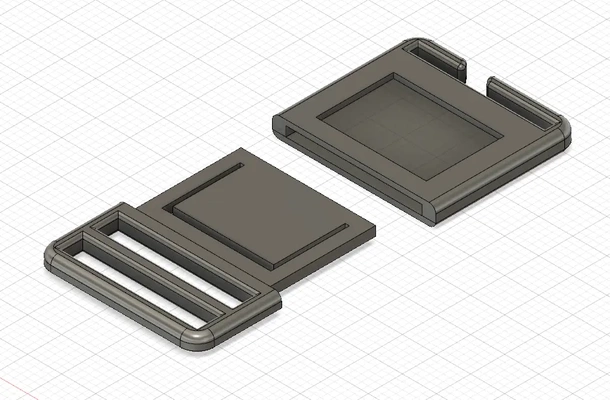 strap clip caps - 3d by lapuska on thangs 3d print model - Mito3D