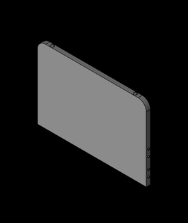 streacom bc1 v2 pie cubierta carcasa funda cara plato 3d print model - Mito3D