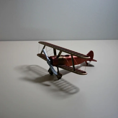 string biplane hanging rings no supports - 3d by printbunny on thangs aircraft vehicle 3dprintbunny furniture shopping toys 3d print model - Mito3D