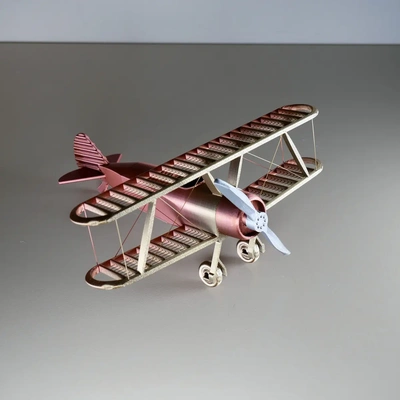 corda biplano apoia 3d by printbunny on roda veículo aeronave avião brinquedos stringart nosupports 3dprintbunny céu compras 3d print model - Mito3D