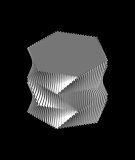 çizgili geometrik Fincan 3d model namu3d teşekkürler 3d print model - Mito3D
