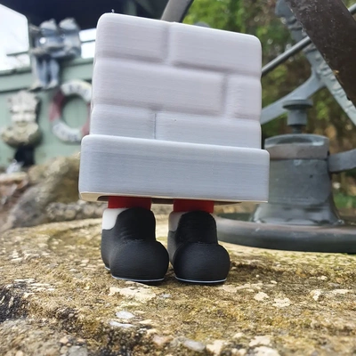 incollato santa nascosto gambe 3d by omsculpts on grazie 3d print model - Mito3D