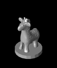 stuffed fables boardgame - giraffe piece 3d model thangs 3d print model - Mito3D