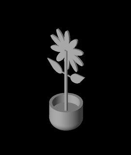 ayçiçeği gareth7562 3d print model - Mito3D