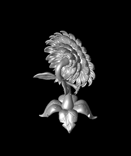 sunflower pvz 3d print model - Mito3D