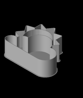 sonnig Wolke schält Box v1 3d print model - Mito3D