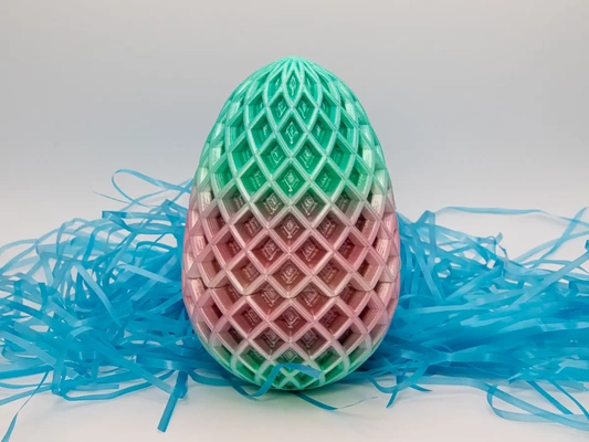 super fine lattice easter egg - 3d by dazus k on thangs 3d print model - Mito3D
