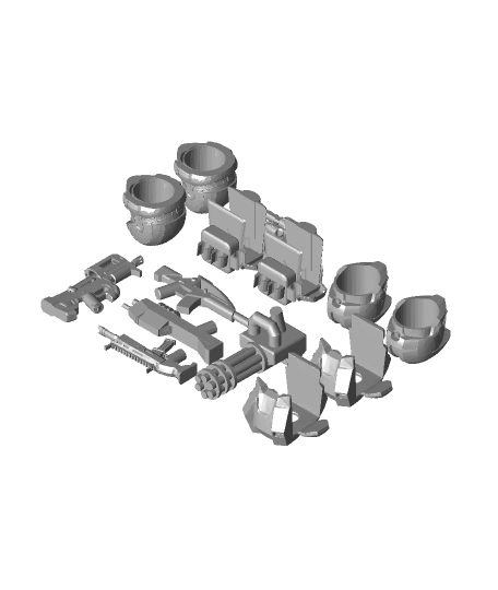 super aréola Lego pacote mc odst 3d modelo 3D print model - Mito3D