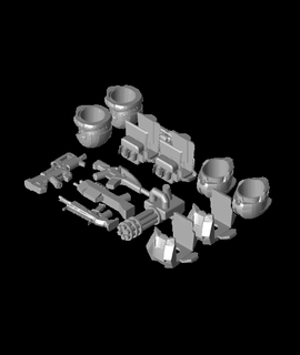 súper aureola Lego paquete mc odst 3d modelo gracias 3d print model - Mito3D