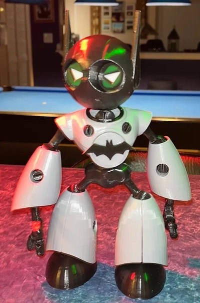 super eroe robot 3d by mesi on grazie 3d print model - Mito3D