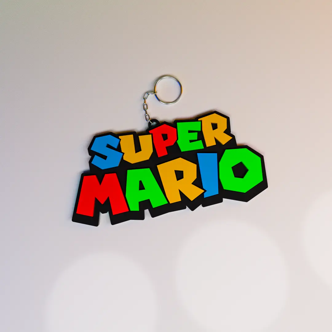 super mario - keychain 3d by alieneplorerpnz on thangs 3D print model - Mito3D