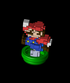 Süper Mario 3d model robinja teşekkürler 3d print model - Mito3D