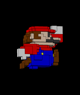 super Mario 8 po robinia 3d print model - Mito3D