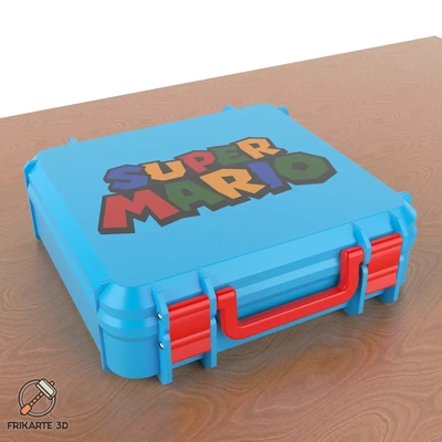 süper mario kutu 3d by frikarte3d teşekkürler araç film oyuncaklar organizatör organizasyon araçlar nintendo oyun video oyunu oyunlar bilgisayar 3d print model - Mito3D