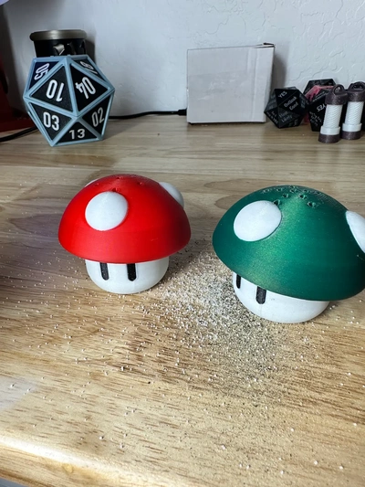 super mario bros - salt pepper shakers warp tube caddy 3d by thelightspd on thangs 3d print model - Mito3D