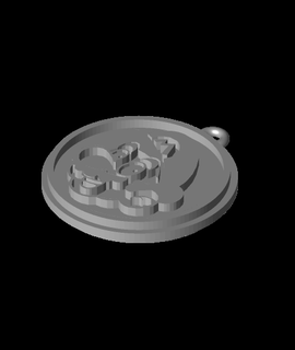 super mario boucle d'oreille clé chaîne plaque d'identification passe temps Jeux 3d print model - Mito3D