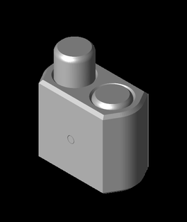 super toggly fidget button 3d model 3dprinty thangs 3d print model - Mito3D