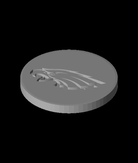 superbowl coin built bot 3d print model - Mito3D