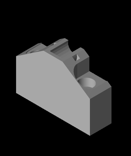 suporte pára eixo linear mesa aqueci 3d modelo 3d print model - Mito3D
