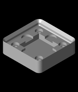 support-less weighted gridfinity baseplat 3d print model - Mito3D