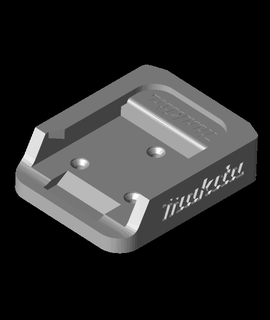 Unterstützung Batterie Makita 18v logostl 3d print model - Mito3D
