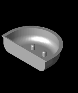 surepet surefeed split bowl slow feeder 3d print model - Mito3D