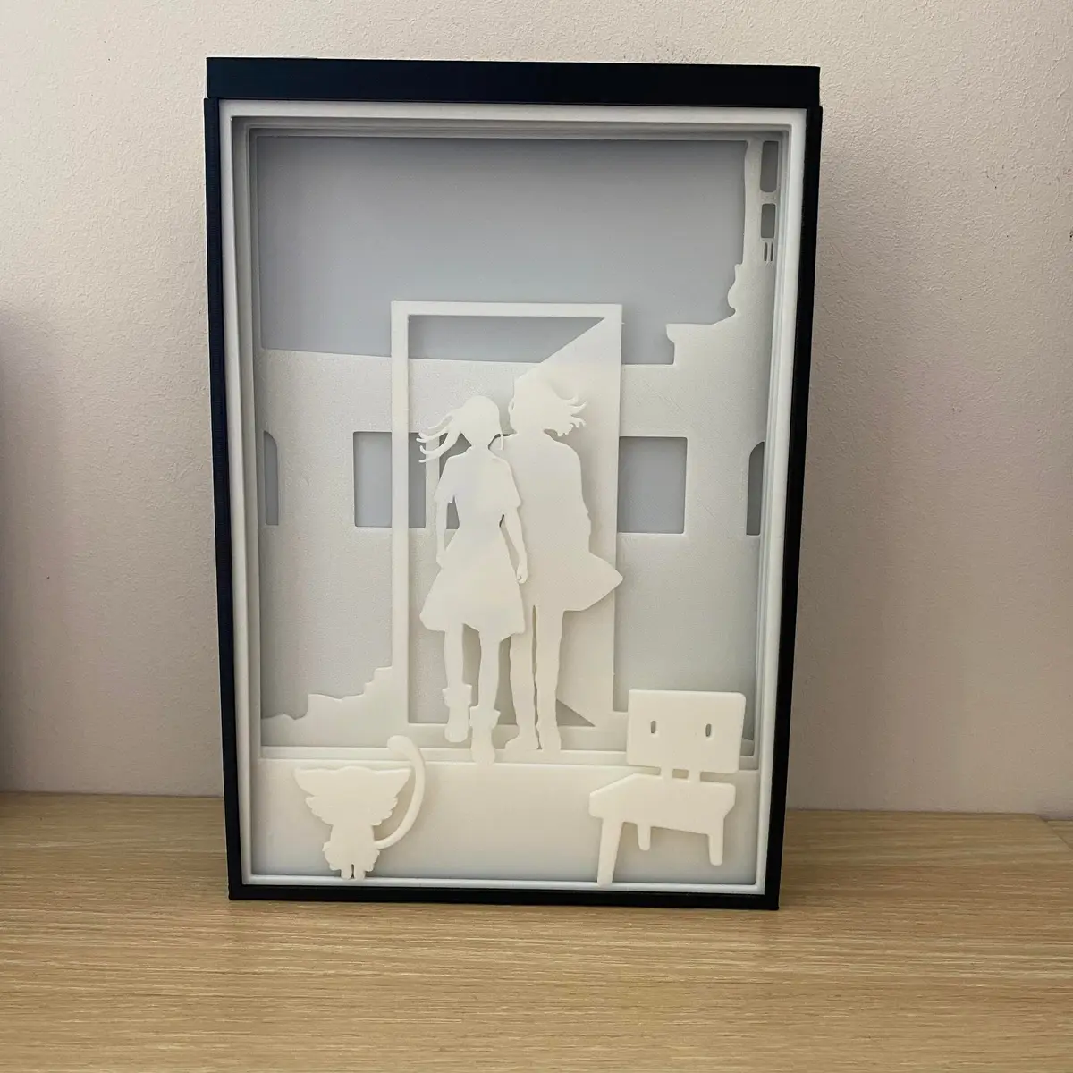 suzume lightbox 3d by artena on grazie 3D print model - Mito3D