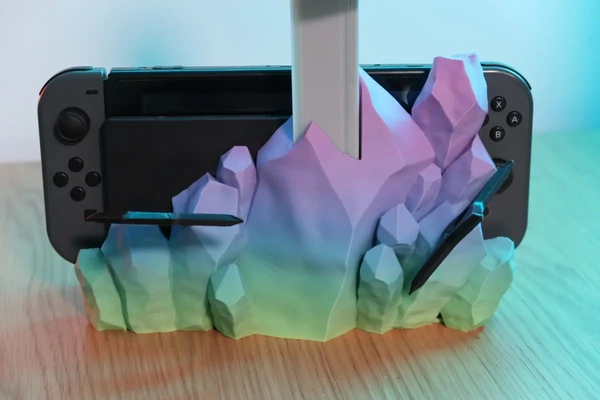 commutateur cristal quai 3d by terrain jeu 3d print model - Mito3D