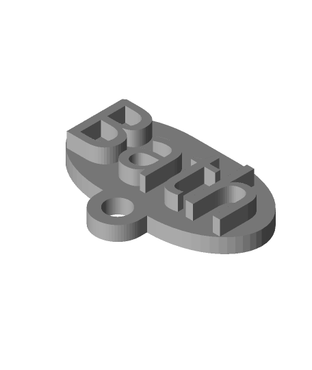 değiştirmek etiket baskı ustası 3D print model - Mito3D