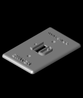 interruptor painel 3d modelo ártico estigma 3d print model - Mito3D
