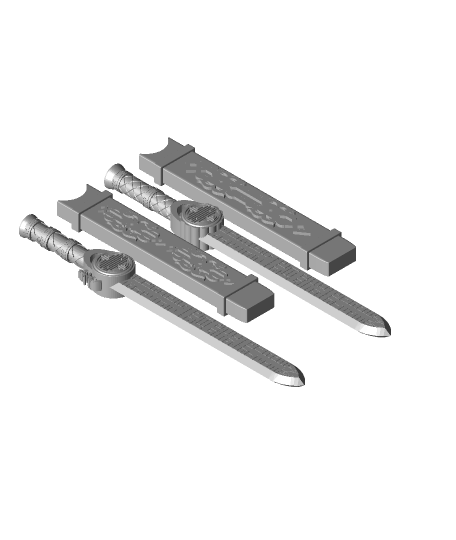 Schwertstl 3d Modell thanhchip1610 danke 3D print model - Mito3D