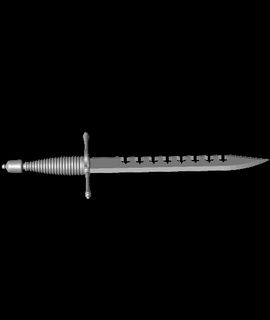 sword breaker roboninja 3d print model - Mito3D