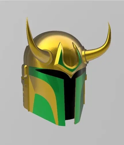 sylvie loki mandalorian helmet - 3d by reprops03 on thangs 3d print model - Mito3D
