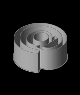 symbol nestable box v1 ppac 3d print model - Mito3D