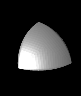 symmetric spheroform tetrahedron 3d model thangs 3d print model - Mito3D