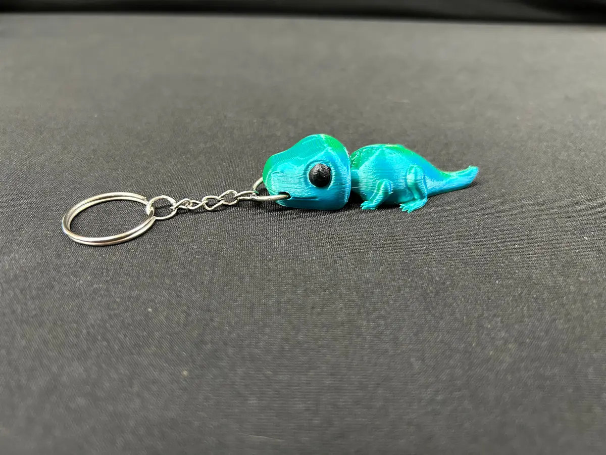 t-rex baby keychain - 3d by built bot on thangs 3D print model - Mito3D